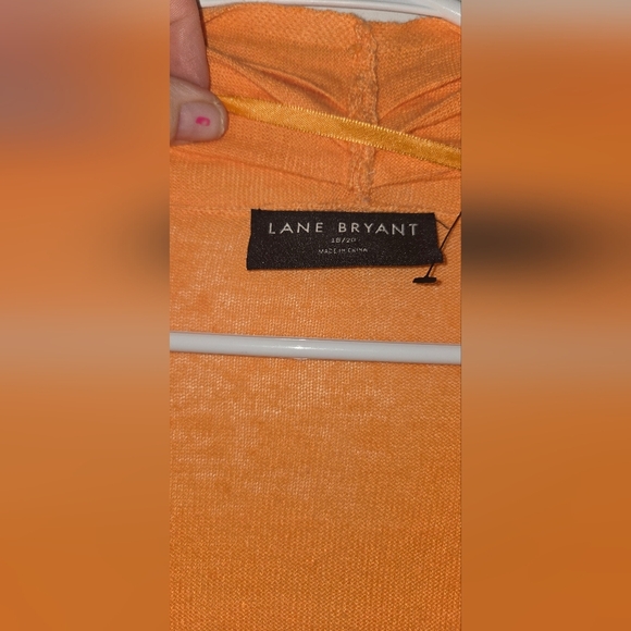 Vibrant Orange Cardigan LANE BRYANT Plus SIZE 18 - 20 NEW - Picture 3 of 5